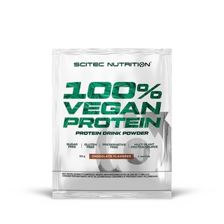 Combo 5 sample scitec plant protein - sữa whey thực vật tăng cơ không tăng mỡ - chính hãng the shape