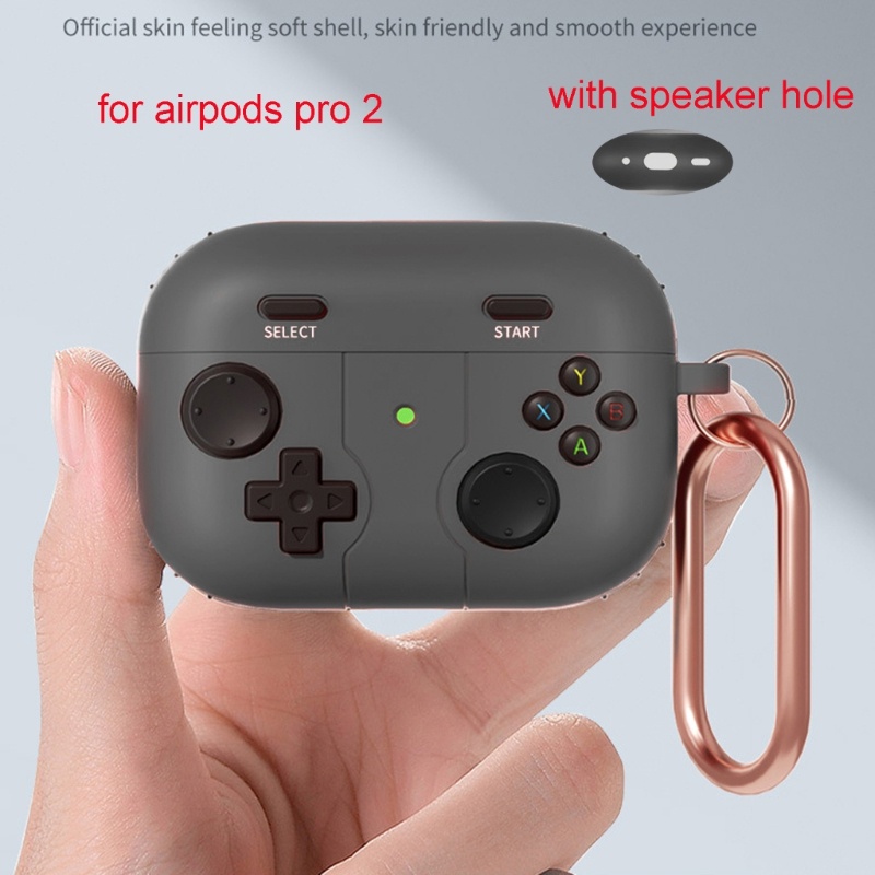 Vỏ Silicon Bảo Vệ Hộp Sạc Tai Nghe Bluetooth Airpods-Pro 2