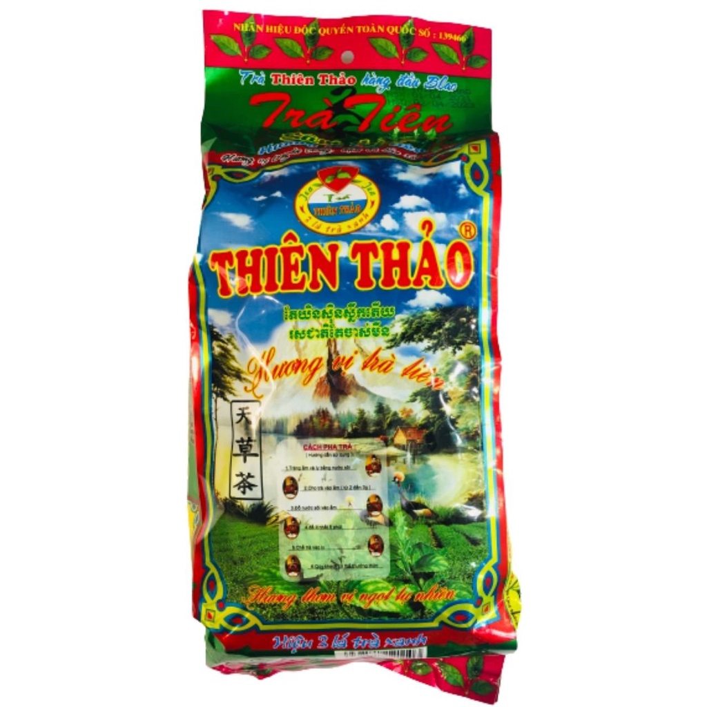 Trà sâm dứa Đà Lạt hiệu Thiên Thảo vị trà tiên dùng kèm bánh rất ngon, trà Việt Nam - Vietnamese tea