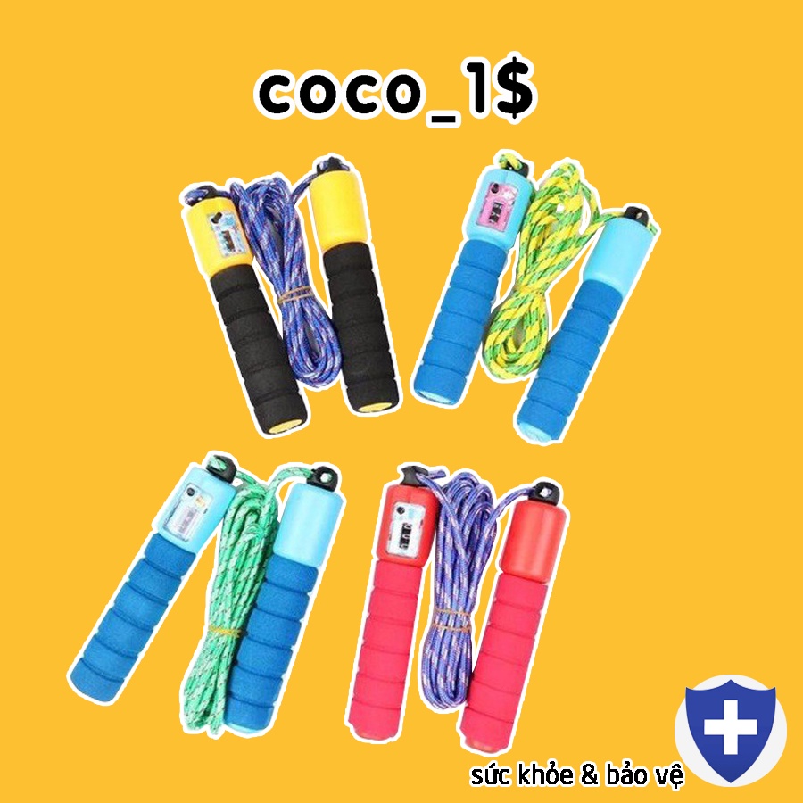 Dây Nhảy Tập Thể Dục Thể Thao Có Đếm Số Lần Nhảy