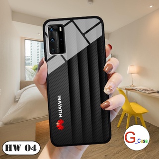 Ốp lưng Huawei P40 pro - in hình 3D Logo điện thoại