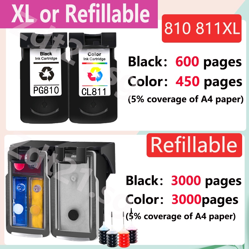 Lõi Mực Máy In Canon 810XL Canon 810 Canon 810 MX328 MX338 MX347 MX357