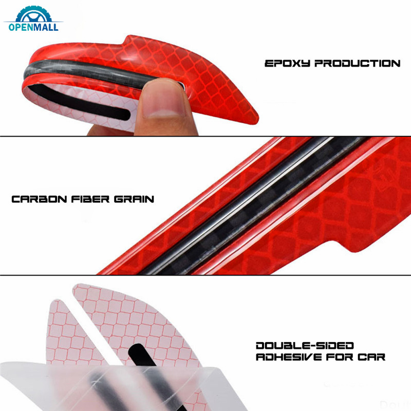 Set 2 miếng dán phản quang dành cho kính chiếu hậu xe hơi