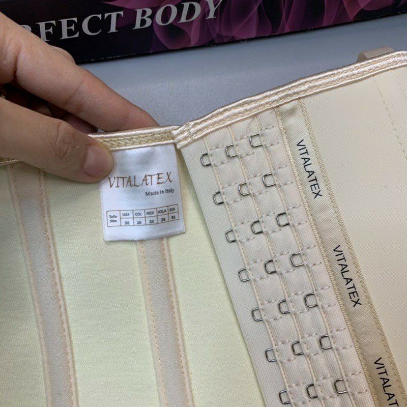 Đai nịt bụng Vitalatex 13 xương cao 26cm hàng cao cấp Italy