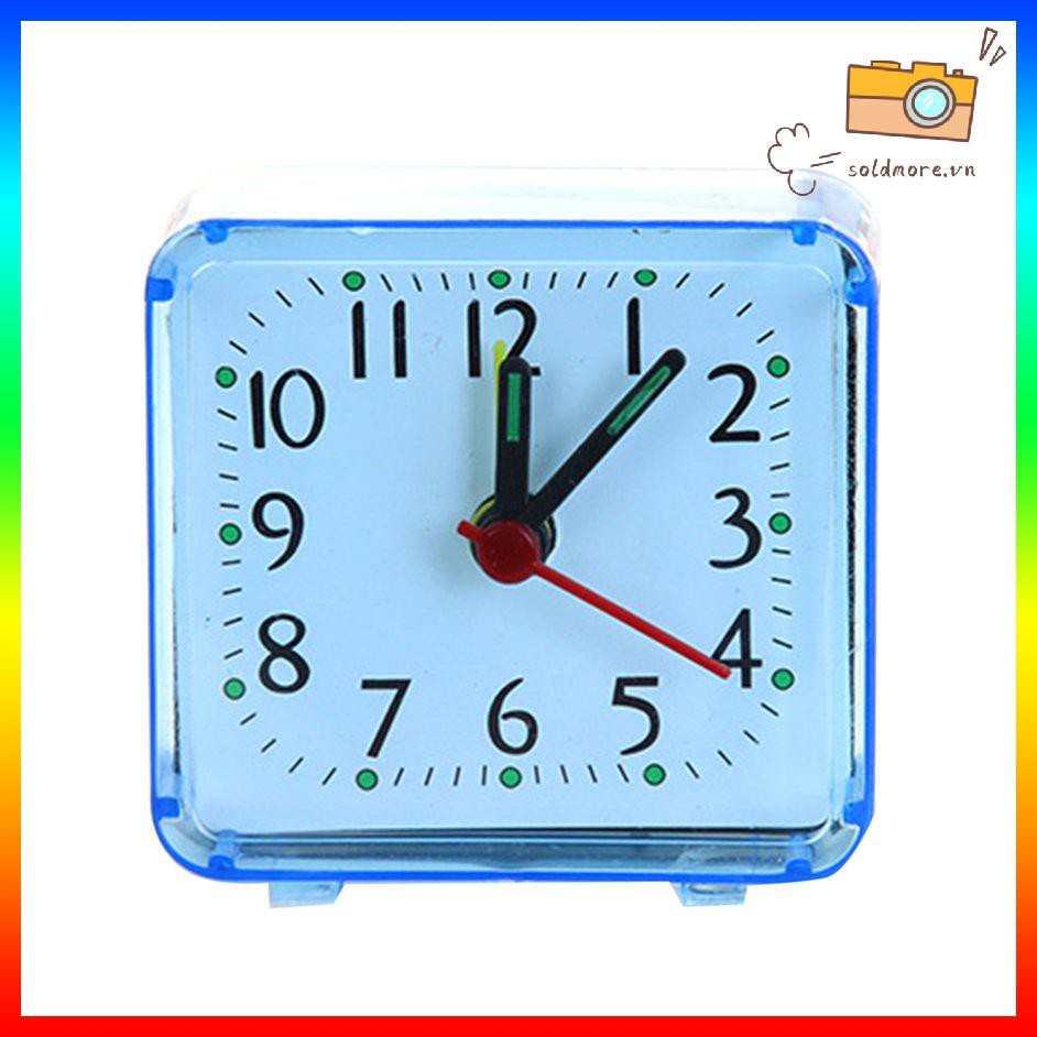 Đồng hồ báo thức mặt vuông sang trọng tùy chọn màu sắc