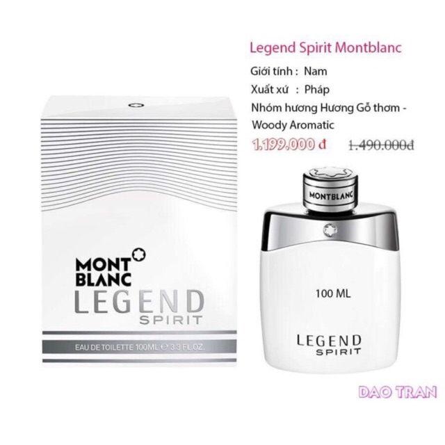 NƯỚC HOA NAM LEGEND SPIRIT