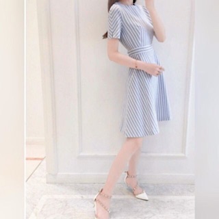 Đầm sọc basic (kèm hình thật)