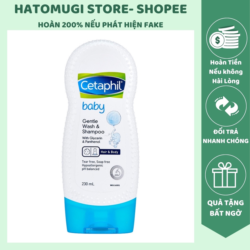 Sữa tắm gội toàn thân cho bé Cetaphil (Chính Hãng)