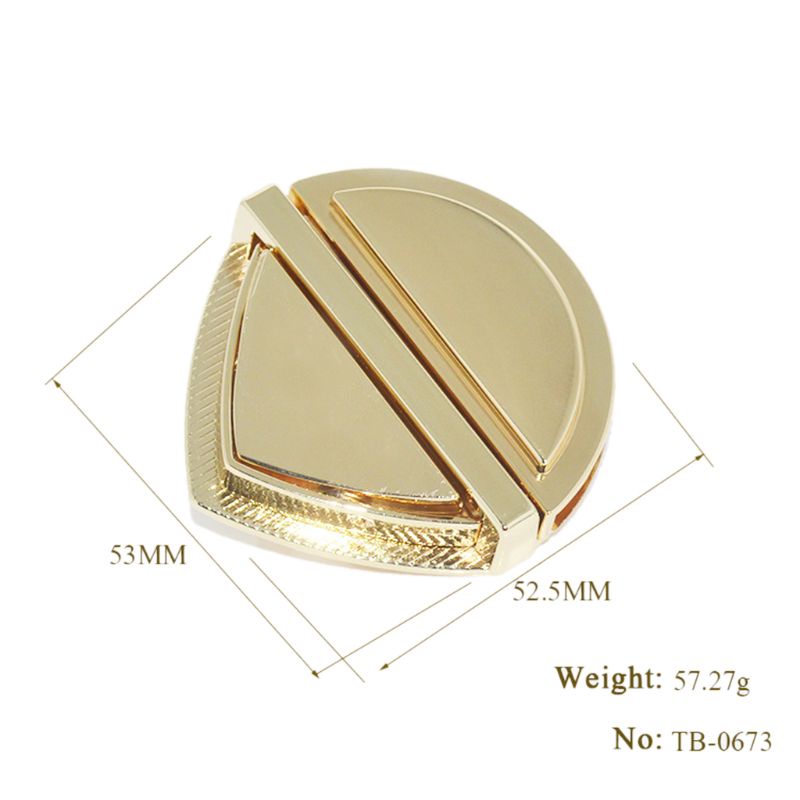 Khóa Kim Loại Dạng Xoắn DIY Dành Cho Túi Xách Đeo Vai