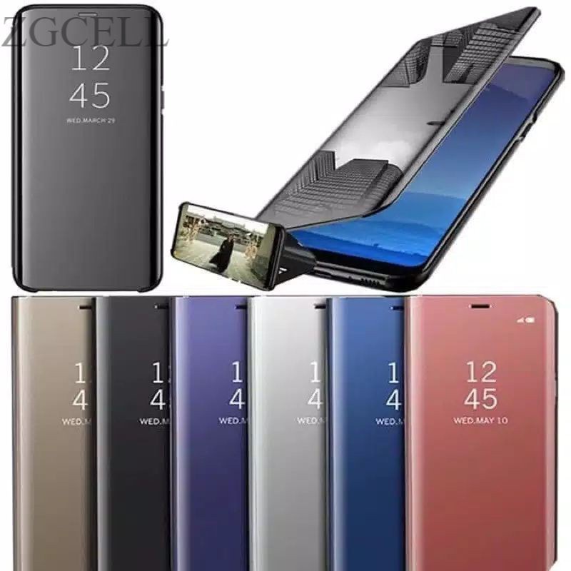 Ốp Điện Thoại Nắp Lật Tráng Gương Thông Minh Cho Xiaomi REDMI NOTE 3 4X 5 5A PRIME 6 7 8 PRO