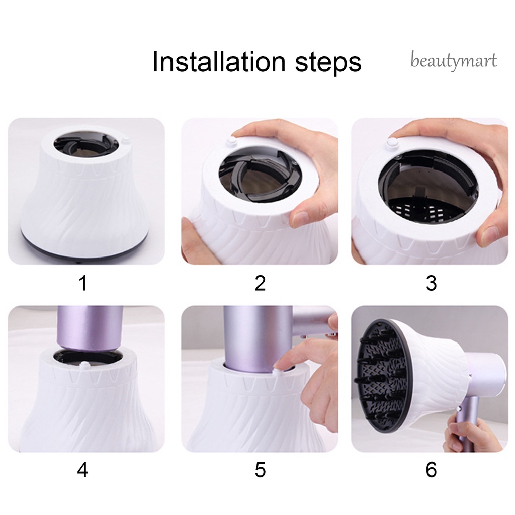 [Hàng mới về] Đầu Khuếch Tán Máy Sấy Tạo Kiểu Tóc Xoăn Tự Nhiên Có Thể Điều Chỉnh Tiện Lợi