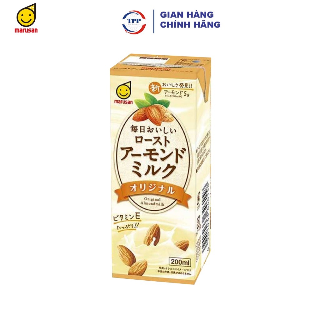 Hàng Nhập Khẩu Sữa hạnh nhân Marusan 200ml - Nhật Bản