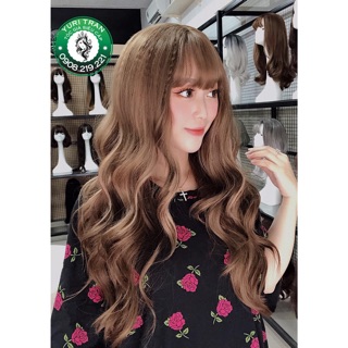 [CÓ SẴN] Tóc giả nữ nguyên đầu 🌸FREESHIP🌸 (Tóc cả đầu xoăn ba trục)