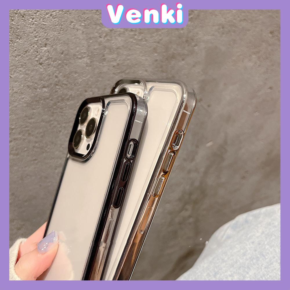 Ốp điện thoại tpu mềm mạ kim loại chống sốc thích hợp cho iPhone 14 Pro Max 14 Plus 13 Pro Max 12 Pro Max 11 XR 7Plus