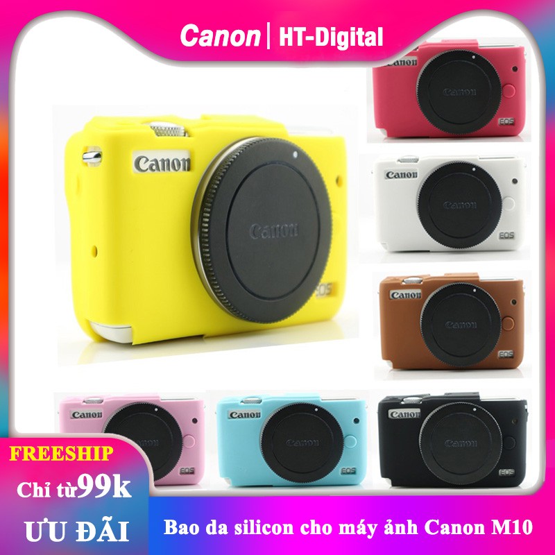 Bao Da Case Silicon Cho Máy Ảnh Canon M10