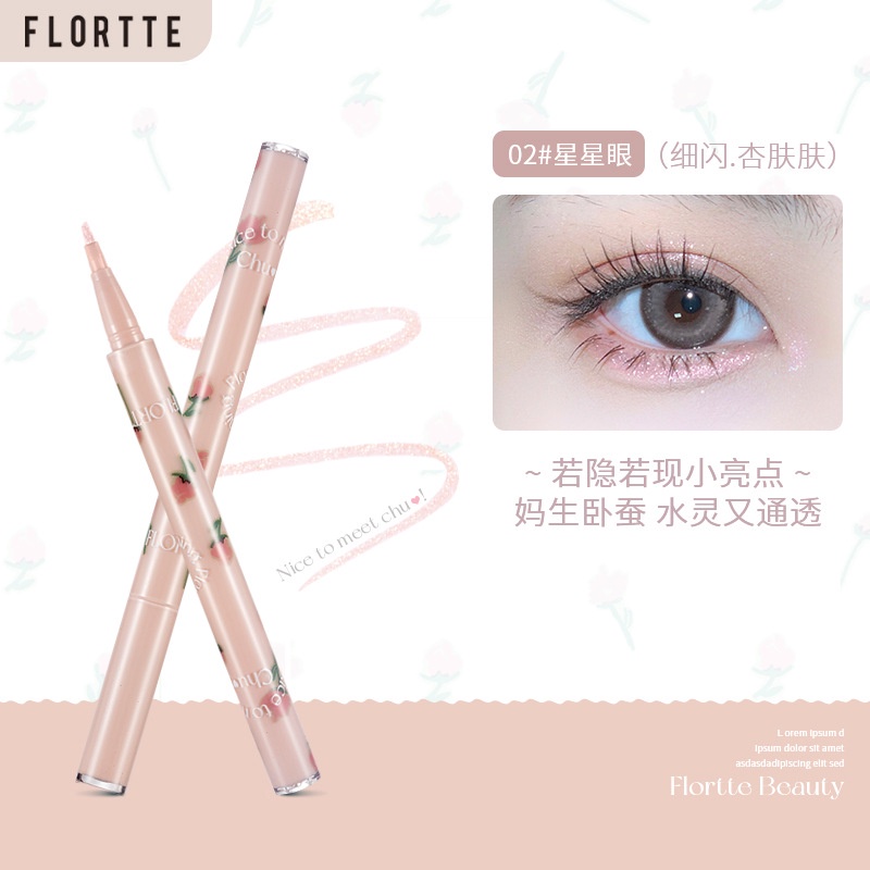 Phấn Mắt Dạng Lỏng Ánh Ngọc Trai Bắt Sáng Thương Hiệu Flortte