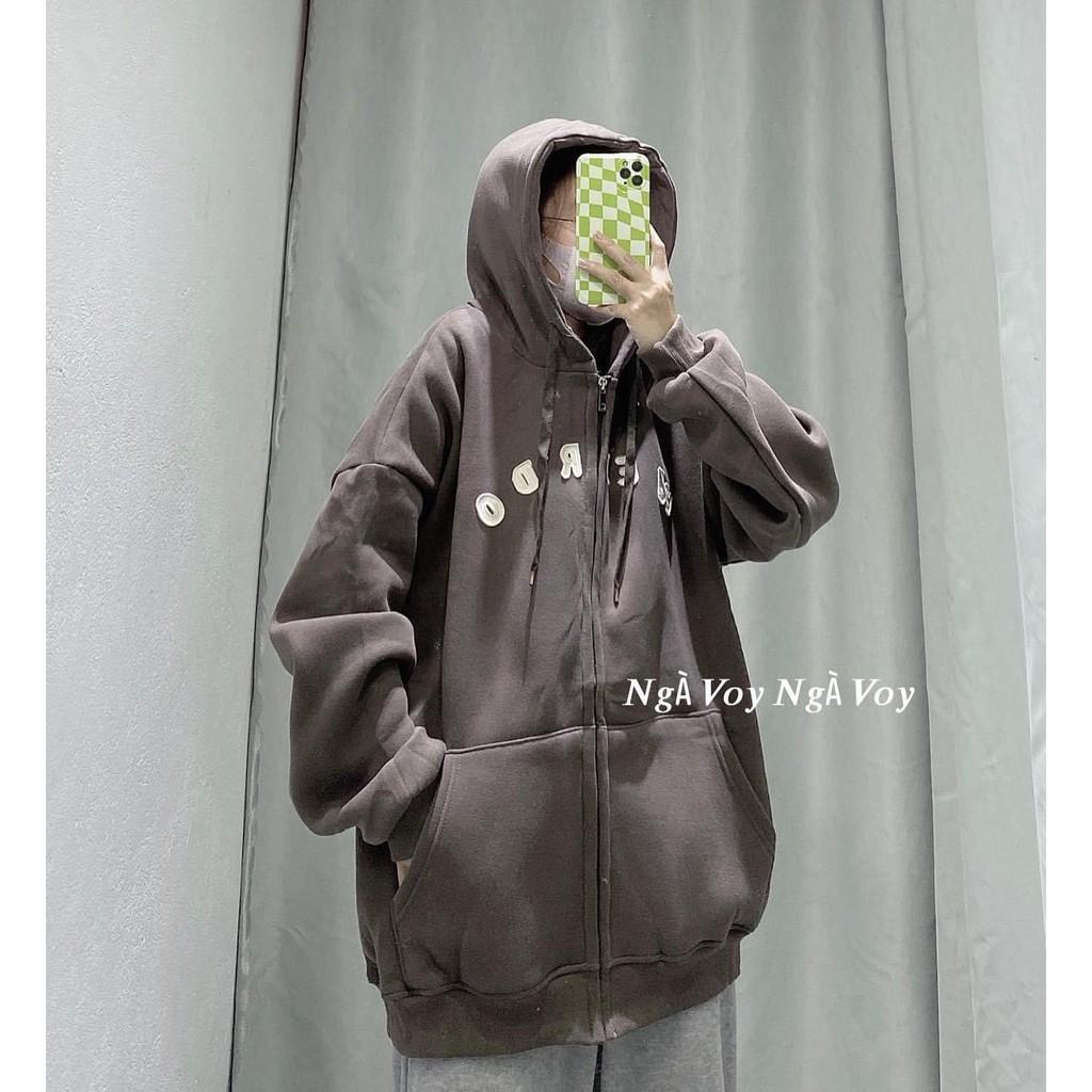 ÁO KHOÁC NỈ THÊU CHỮ WEIRD | BigBuy360 - bigbuy360.vn