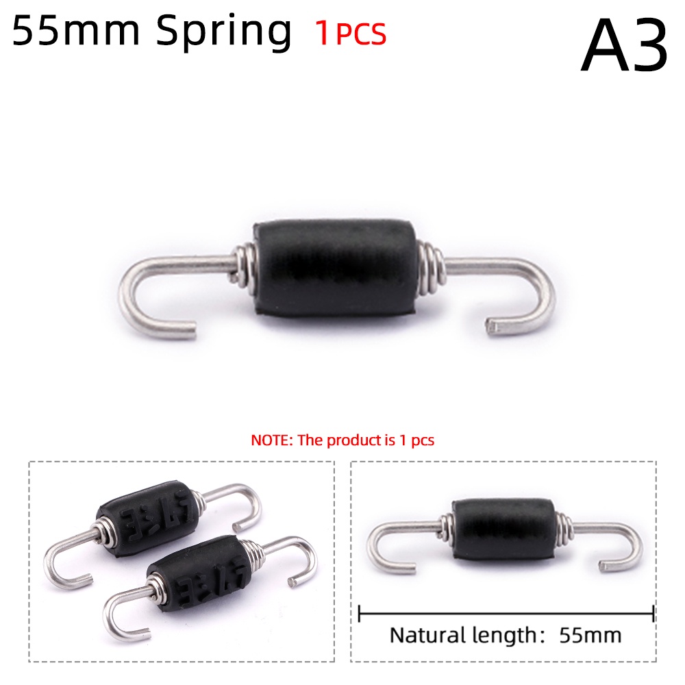 "1 chiếc xe máy phổ thông móc lò xo bằng thép không gỉ cho thiết kế ống xả khí akrapovic sc "