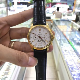 Đồng hồ nam AOLIX 7050G 6 Kim thể thao, full hộp chính hãng, kính sapphire