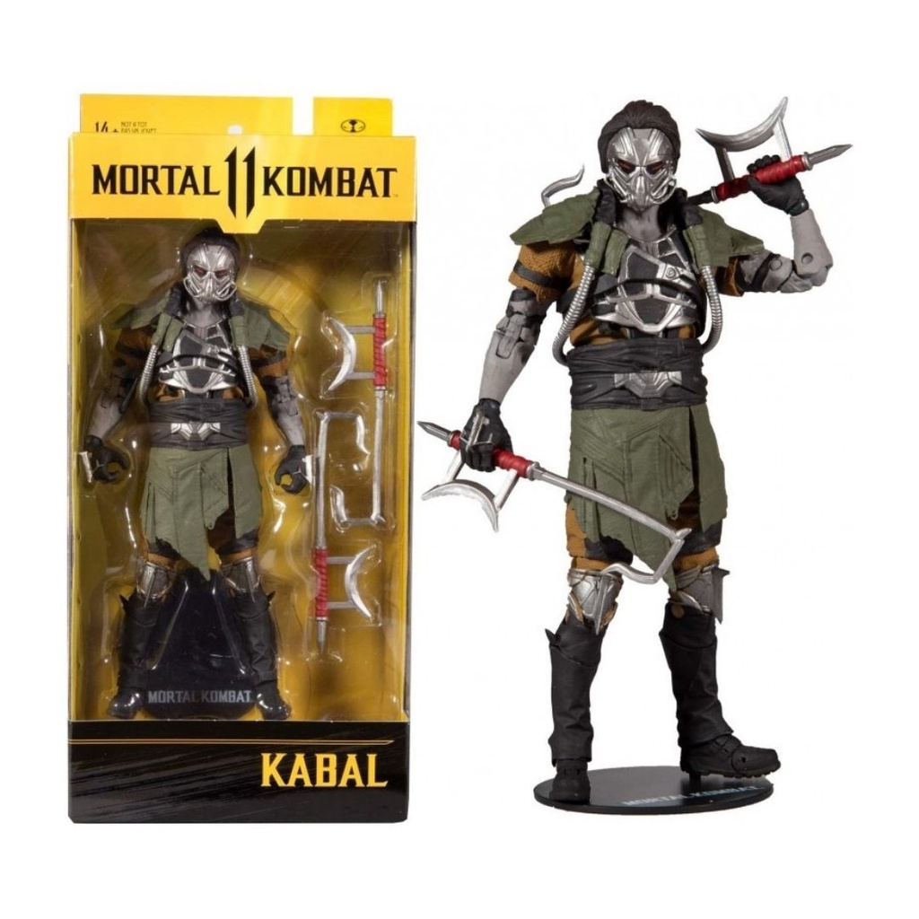 Mô hình Mortal Kombat Kabal 18cm Wave 6 McFarlane Mô hình có khớp Nhựa PVC CHÍNH HÃNG MỸ MKMF13