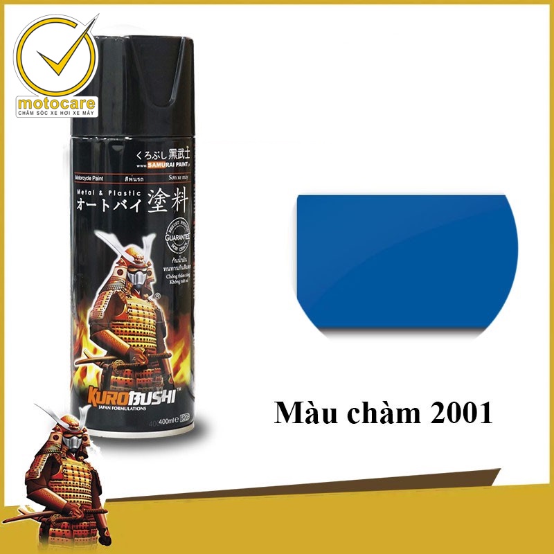 Sơn xịt Samurai màu Xanh Ves Indigo 2001