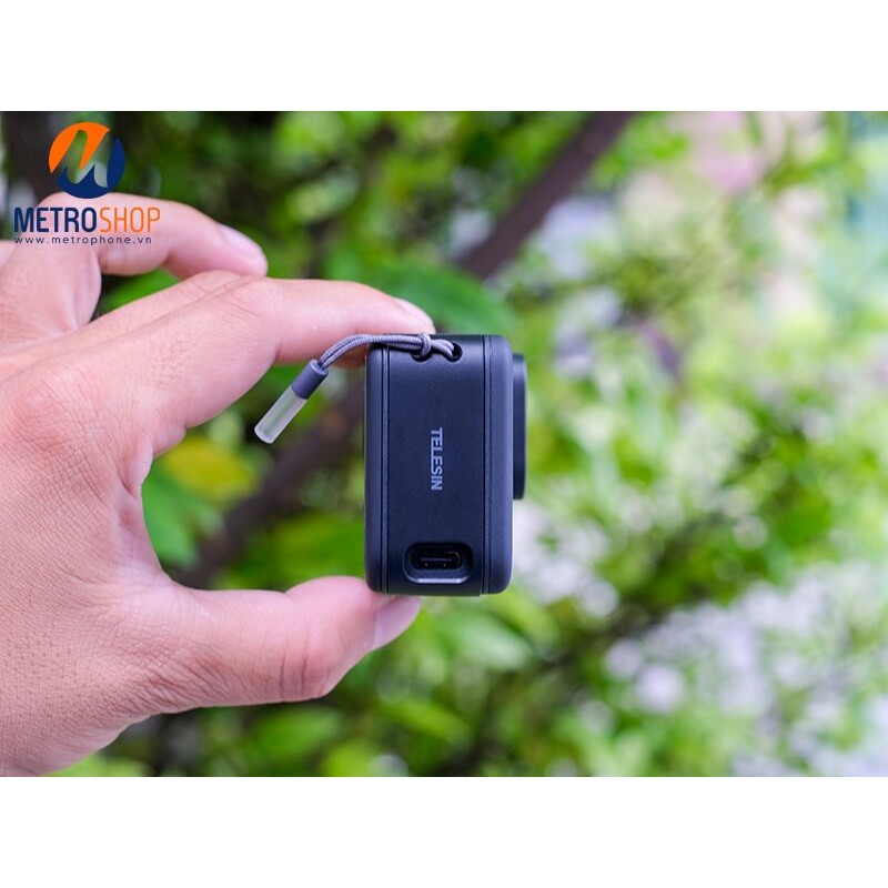 Nắp pin GoPro 10 / GoPro 9 tích hợp cổng sạc Telesin