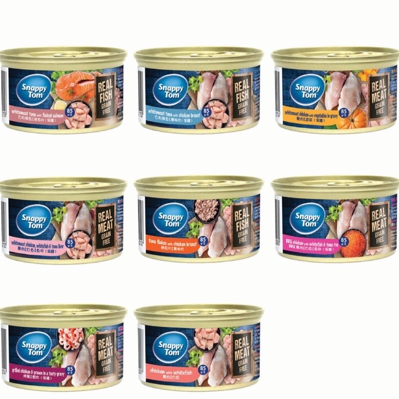 ￼Snappy Tom Premium 85gr - Pate cho mèo