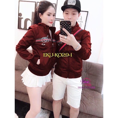 Áo khoác cặp Áo khoát đôi gió dù 2 lớp chống nắng cao cấp Guc con ong cực chất siêu hot-M101