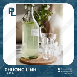 Chai thuỷ tinh 0.5l korken ikea