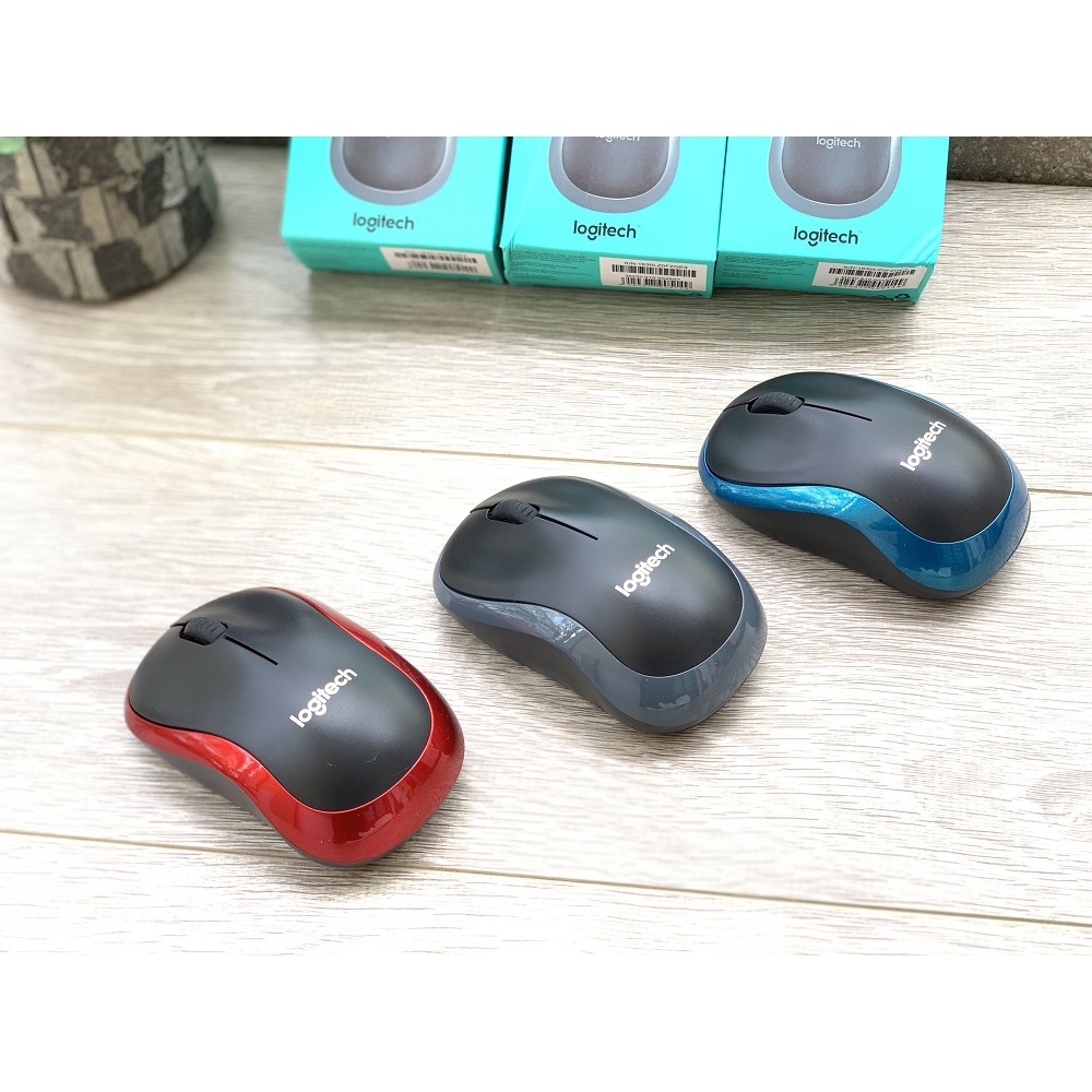 Chuột Logitech M185 Không Dây 1.000dpi , Độ Bền, Tuổi Thọ Cao, Đầu Thu Nanno Cắm Là Chạy - Bảo Hành Chính Hãng