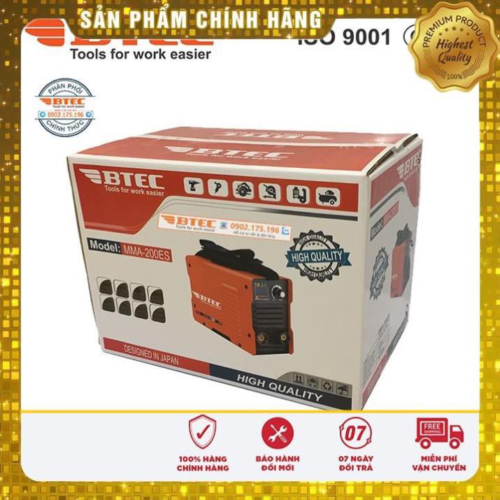 Máy hàn điện tử mini BTEC MMA-200ES | Có đồng hồ | Phiên bản giới hạn 2020