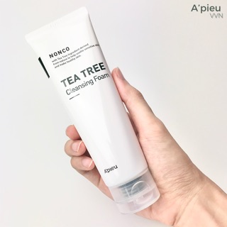 Sữa rửa mặt tràm trà sạch khuẩn mụn A’pieu Nonco Tea Tree Cleansing Foam