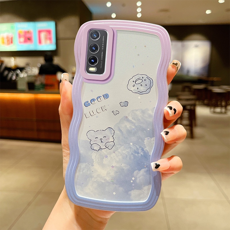Ốp Điện Thoại Họa Tiết Sóng Biển Cho VIVO Y20 Y20i Y20S Y12A Y12S Y20A Y11 Y12 Y17 Y15 Y52 5G Y72 5G U10