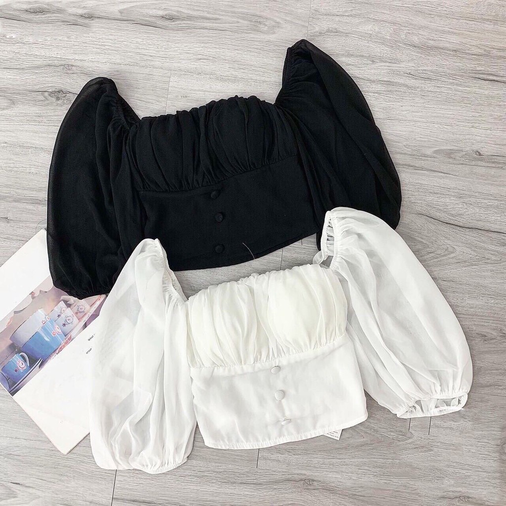 ÁO NÚT BỌC TAY PHỒNG