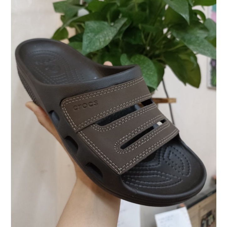 Dép Lê Yukon Cross cho nam chống mùi hôi chân, nhẹ bền- màu nâu