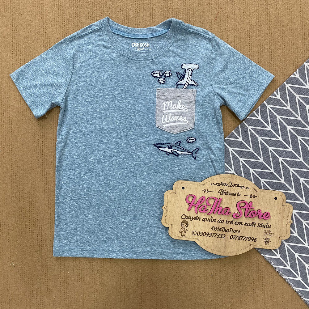 T-Shirts / Áo thun OSHKOSH túi bé trai