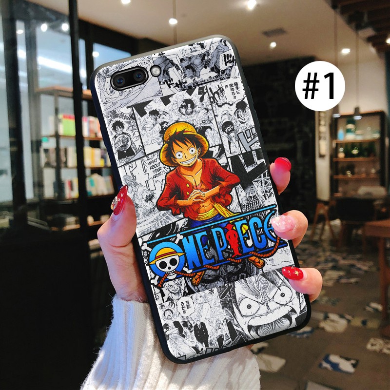 ỐP LƯNG OPPO A12 A12e A31 2020 A5S A3s A7 F1S F3 A77 F5 F7 F9 F11 Pro Casing One Piece anime Matte Case Soft Cover