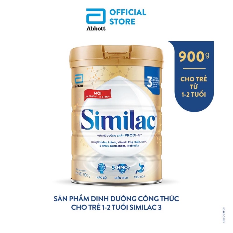 Sữa bột Similac 3 900g dinh dưỡng 5G mới