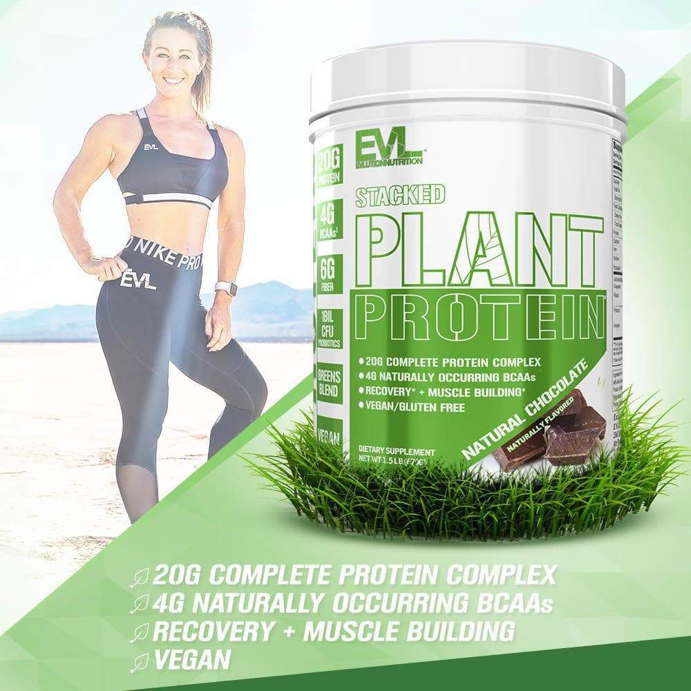 Stacked Greens Đạm Thực Vật Vegan Pro Bổ Sung Protein Cho Cơ Thể EVLUTION STACKED PLANT PROTEIN 1.5LBS