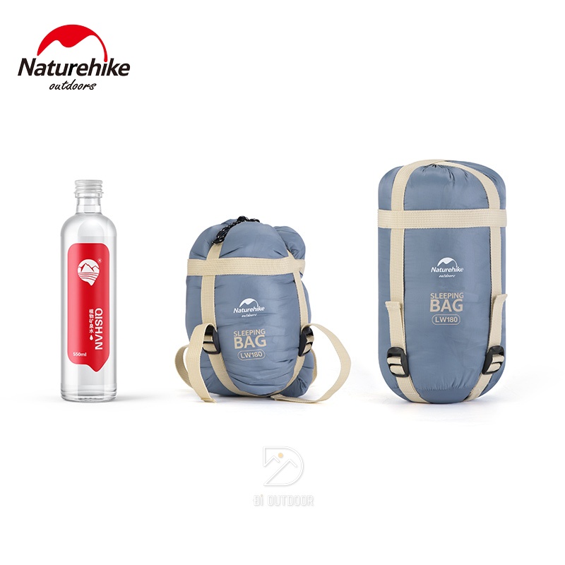 Túi Ngủ Văn Phòng Naturehike LW180, Túi Ngủ 3 Mùa , GHÉP ĐÔI, Chống Nước, Siêu Gọn, Siêu Nhẹ 700g - Đi Outdoor