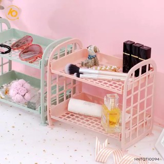 Kệ nhựa mini 2 tầng nhỏ gọn