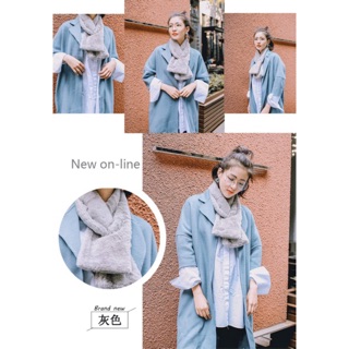 Khăn lông thỏ Sky cashmere ngắn các màu