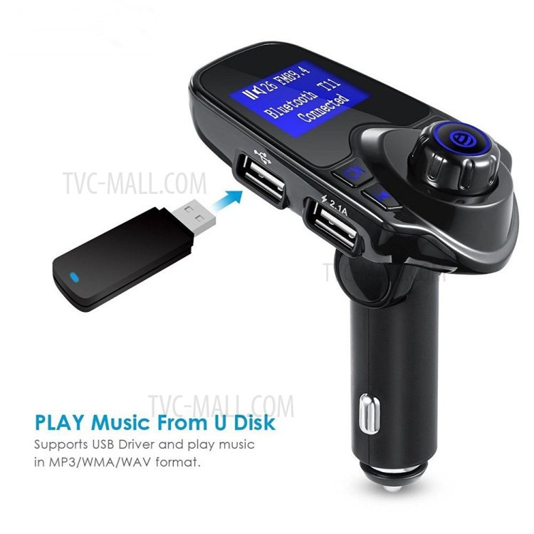 Tẩu sạc và nghe nhạc trên ô tô Car Mp3 Player T11