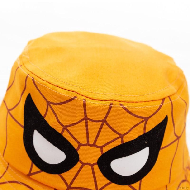 Mũ xô hoạ tiết mặt người nhện thời trang cho bé