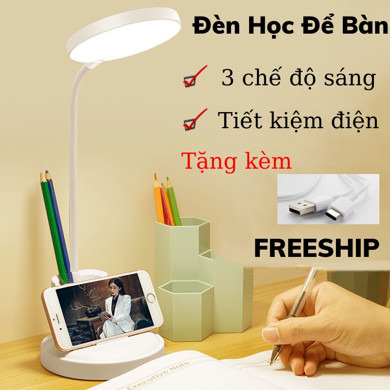 Đèn Bàn, Đèn Để Bàn Học, Bàn Làm Việc, Đèn Chống Cận