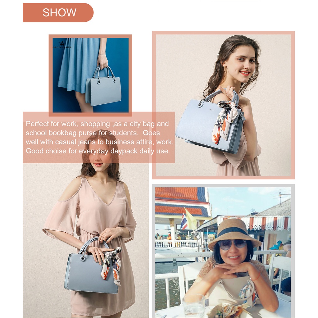 Túi đeo chéo DAVID JONES Paris thời trang cho nữ