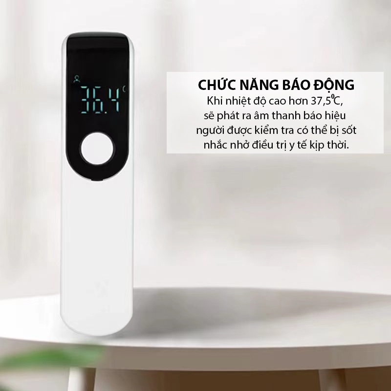 Máy Đo Nhiệt Độ Trán Không Tiếp Xúc, Nhiệt Kế Hồng Ngoại Mini Dùng Bằng Pin