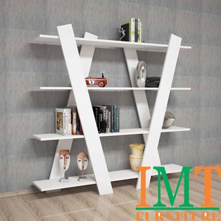 Kệ trang trí nghệ thuật bằng gỗ IMT-78-1
