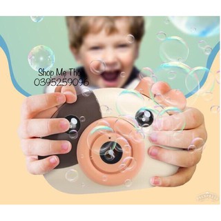Đồ chơi máy ảnh thổi bong bóng cho bé