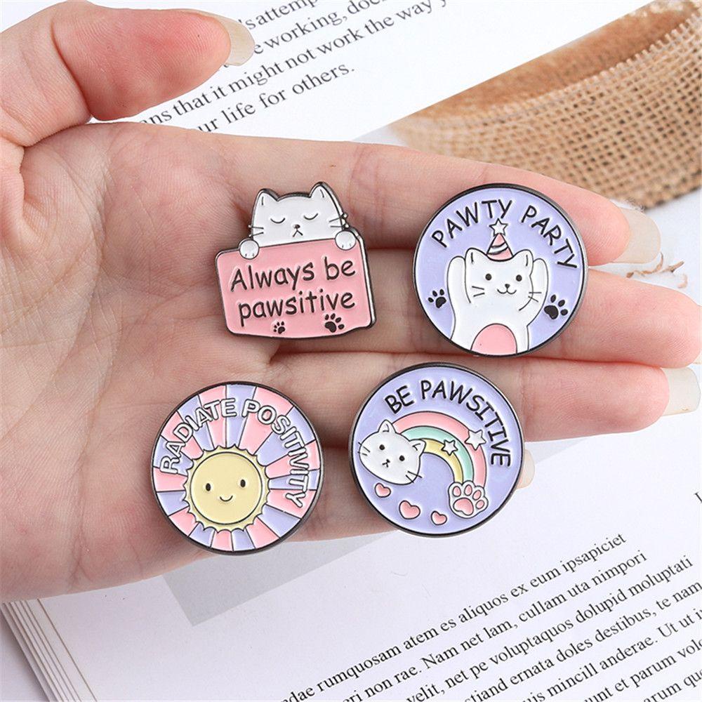 BSUNS Trâm Cài Áo Hình Dấu Chân Thú Hoạt Hình Dễ Thương